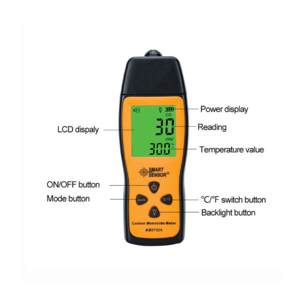 SMART SENSOR Carbon Monoxide Detector (AS8700A) In BD, SMART SENSOR Carbon Monoxide Detector (AS8700A) in Bangladesh, SMART SENSOR Carbon Monoxide Detector (AS8700A) Price in Bangladesh, SMART SENSOR Carbon Monoxide Detector (AS8700A) Supplier in Bangladesh