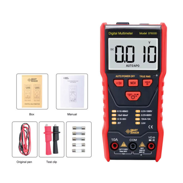 SMART SENSOR Digital Multimeter (ST833D) In BD, SMART SENSOR Digital Multimeter (ST833D) in Bangladesh, SMART SENSOR Digital Multimeter (ST833D) Price in Bangladesh, SMART SENSOR Digital Multimeter (ST833D) Supplier in Bangladesh