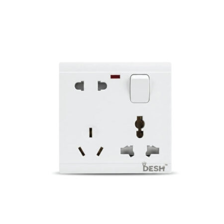 DESH 6 Pin Multi-Functional Socket - 16 AMP - (DMS-02) In BD, DESH 6 Pin Multi-Functional Socket - 16 AMP - (DMS-02) in Bangladesh, DESH 6 Pin Multi-Functional Socket - 16 AMP - (DMS-02) Price in Bangladesh, DESH 6 Pin Multi-Functional Socket - 16 AMP - (DMS-02) Supplier in Bangladesh