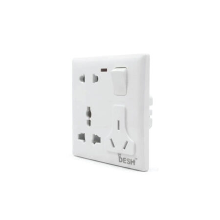 Desh 8 Pin Multi-Functional Socket -16 AMP - 2 in 1 - (DMS-01) In BD, Desh 8 Pin Multi-Functional Socket -16 AMP - 2 in 1 - (DMS-01) in Bangladesh, Desh 8 Pin Multi-Functional Socket -16 AMP - 2 in 1 - (DMS-01) Price in Bangladesh, Desh 8 Pin Multi-Functional Socket -16 AMP - 2 in 1 - (DMS-01) Supplier in Bangladesh