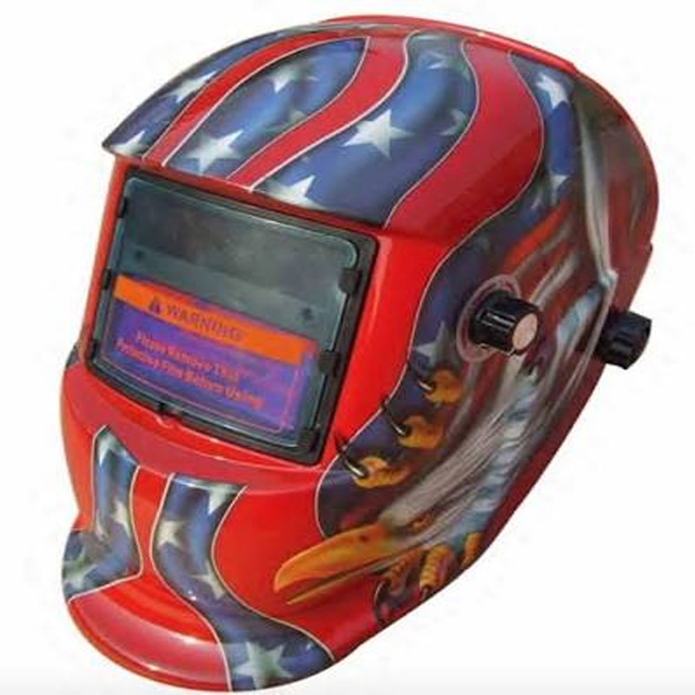 Auto darkening automatic welding helmet