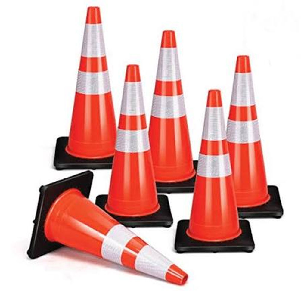 PVC Traffic Cone – Flexible & Unbreakable (Made in China)