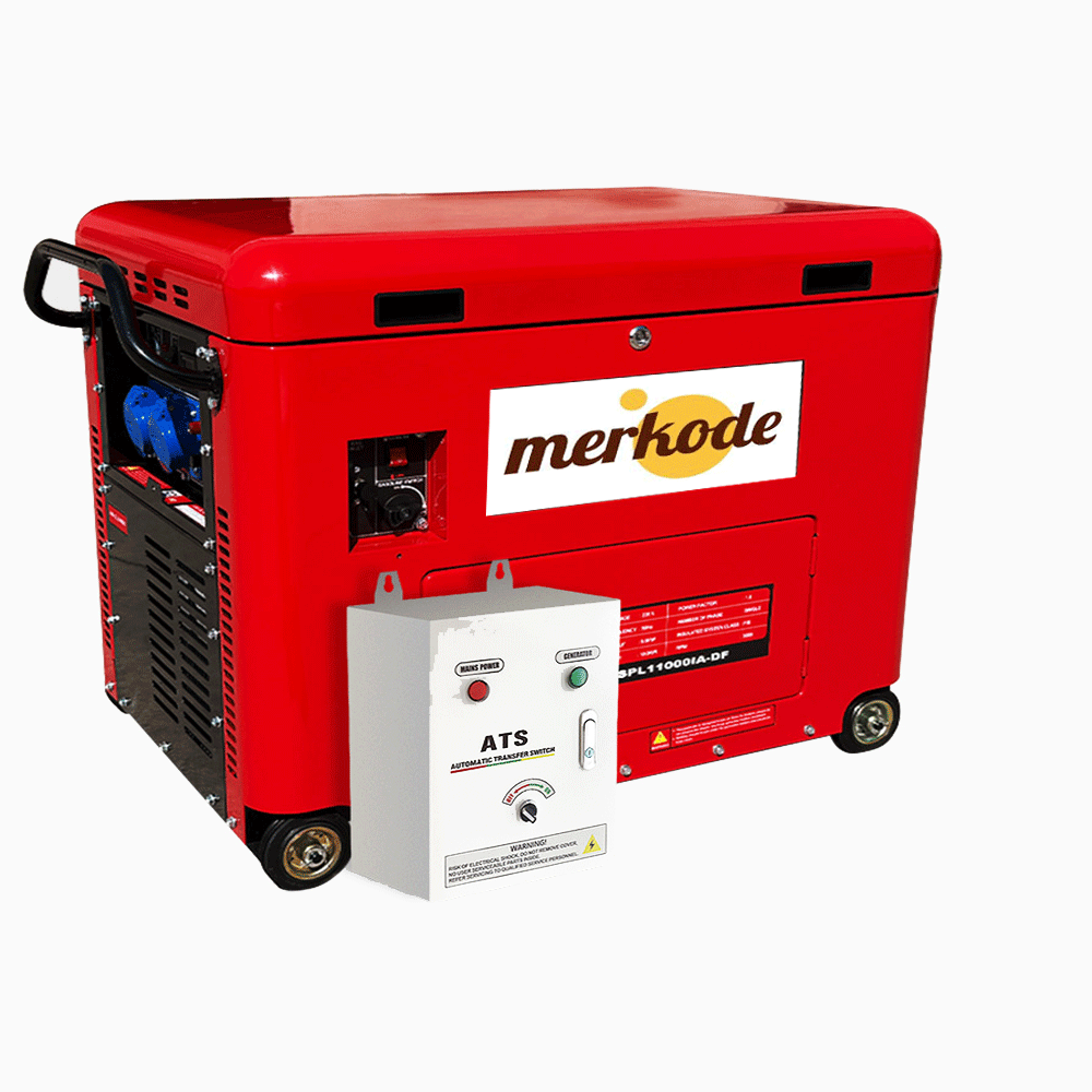 10KW Dual Fuel Auto Start Silent Inverter Generator in BD