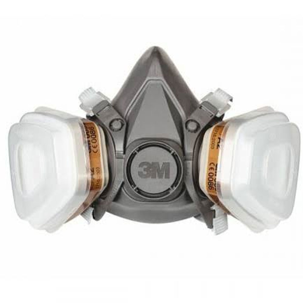3M 6200 Reusable Half Face Respirator Mask