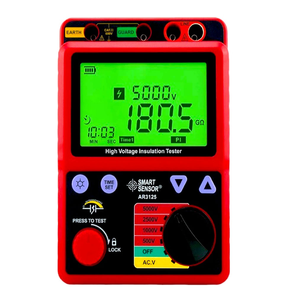 High Voltage Insulation Tester AR3125 Smart Sensor in BD