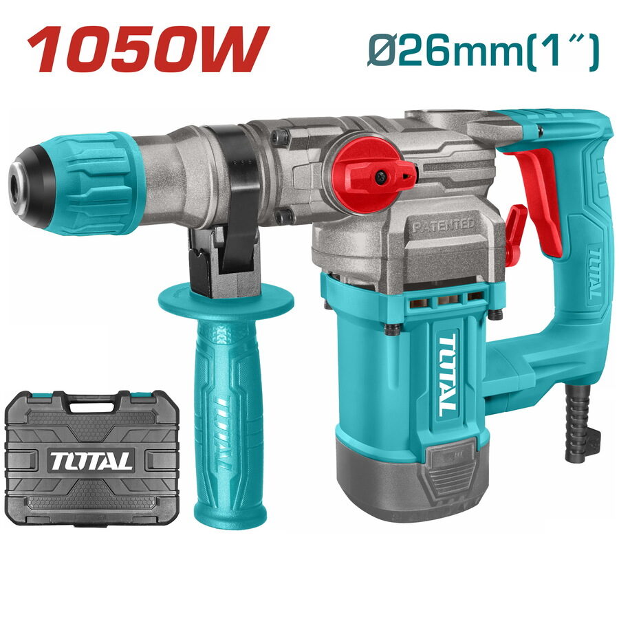 TOTAL Rotary Hammer Drill Machine for Concrete Drilling and Chiseling – Heavy Duty Construction Power Tool in Bangladesh | Dusk Technology BD