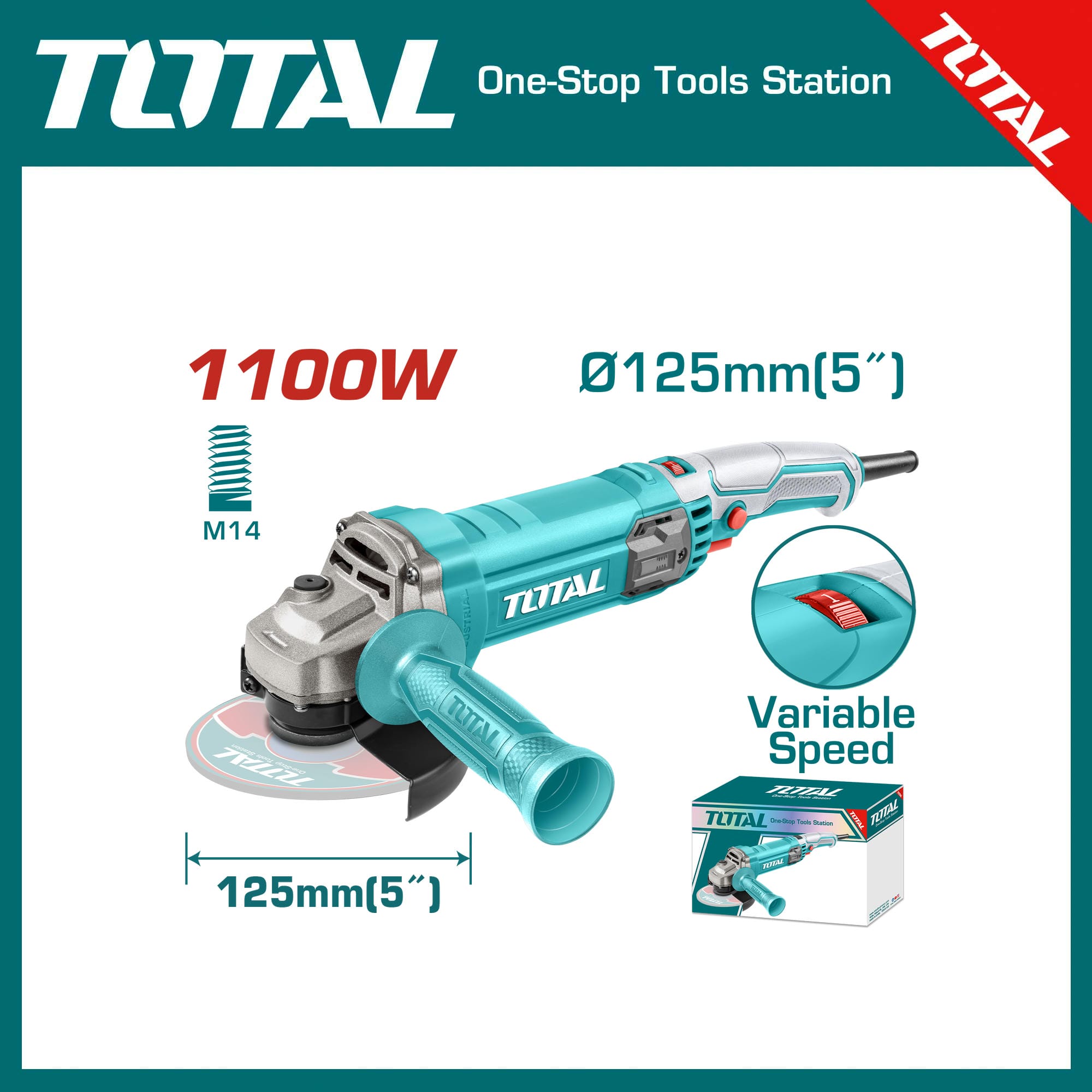 Angle Grinder 1100W 5 Inch Price in Bangladesh | Dusk Technology BD